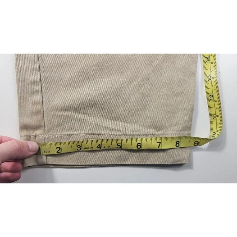 36 / 30 chino khaki cotton polo ralph lauren pants mens preppy work casual